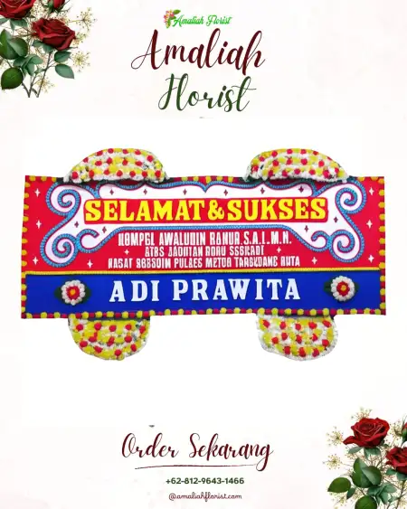 Papan Bunga Ucapan Selamat Purwojati